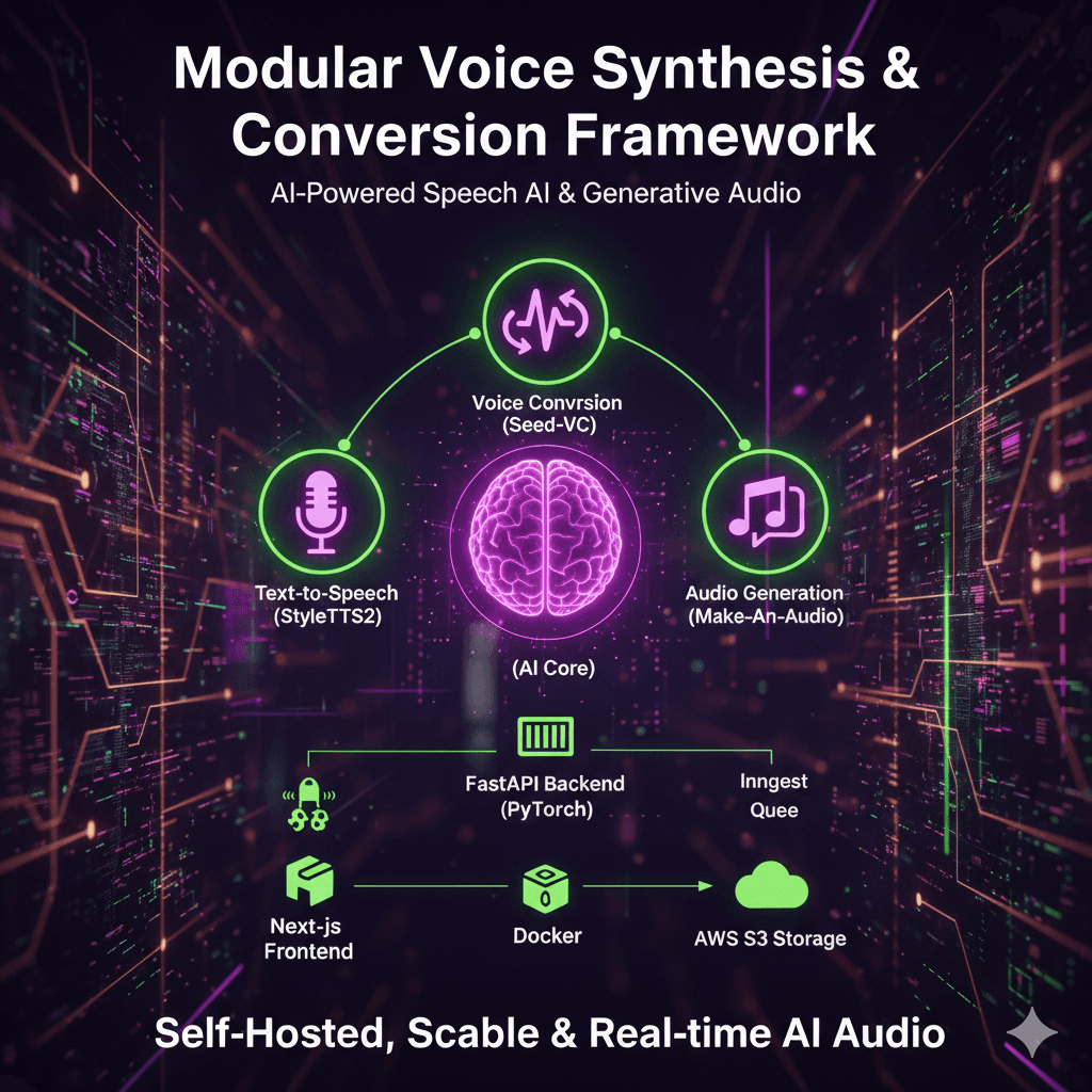 Modular Voice Synthesis & Conversion Framework